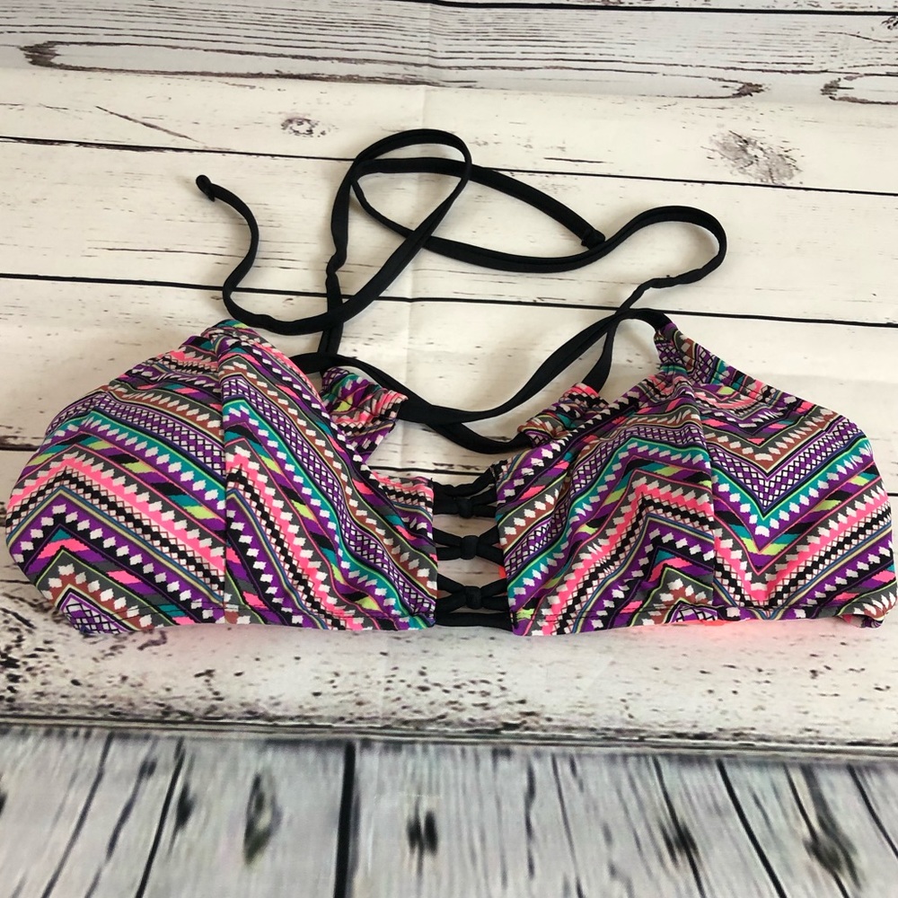 Xhilaration multi color swim top